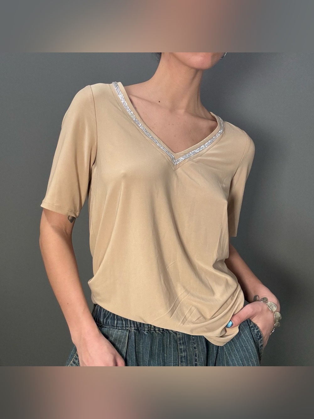 Nude Nina Leonard Miracle Matte Jersey.